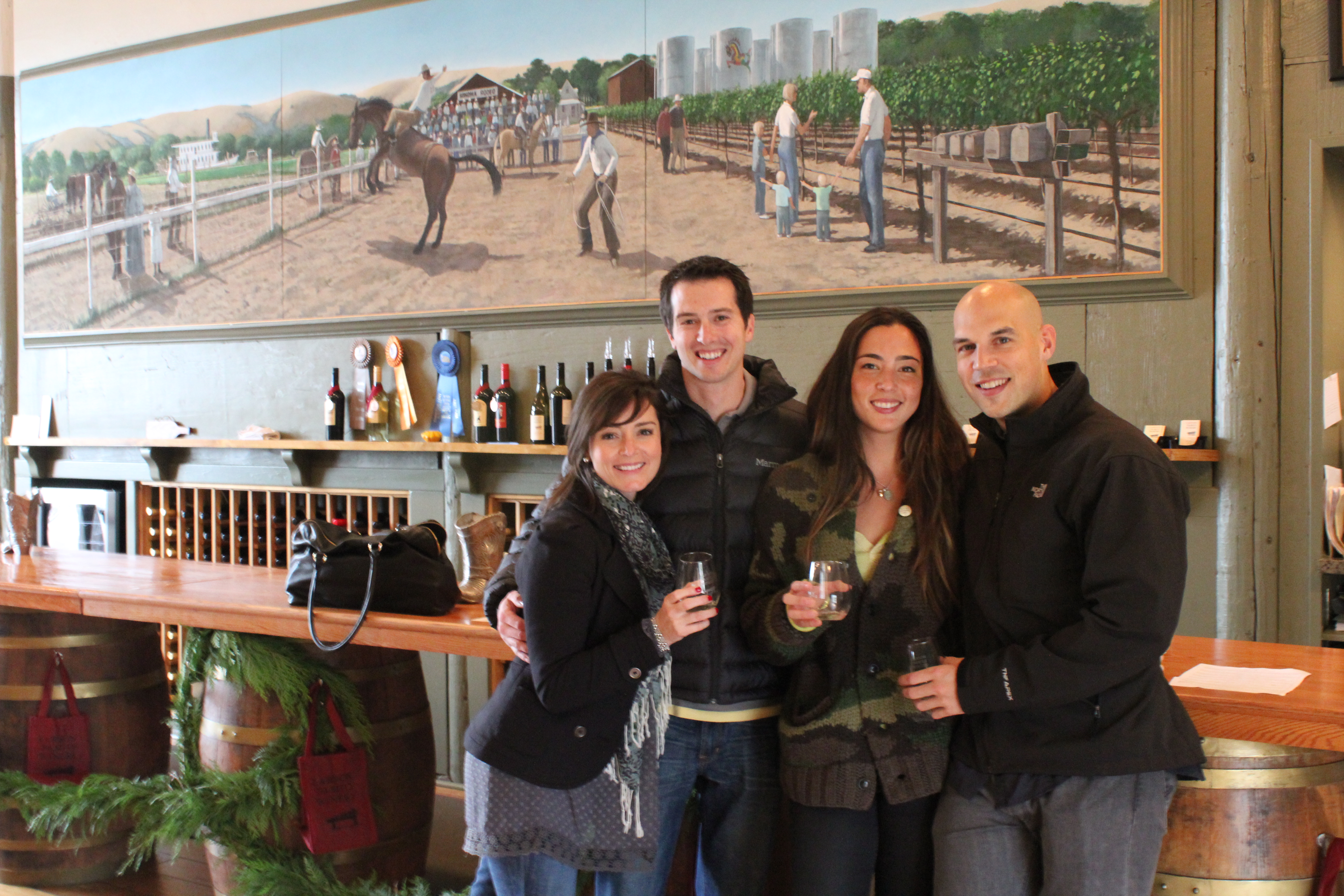 Larson Family Winery sonoma, Larson Family Winery tasting, sonoma wine country, sonoma in december