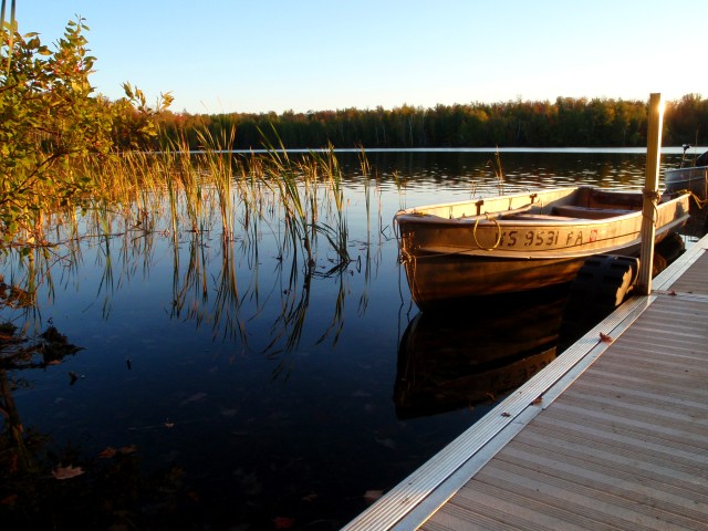 northern wisconsin sunset, northern wisconsin cattails