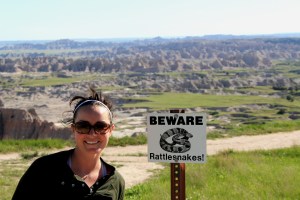 Badlands National Park, rattlesnake