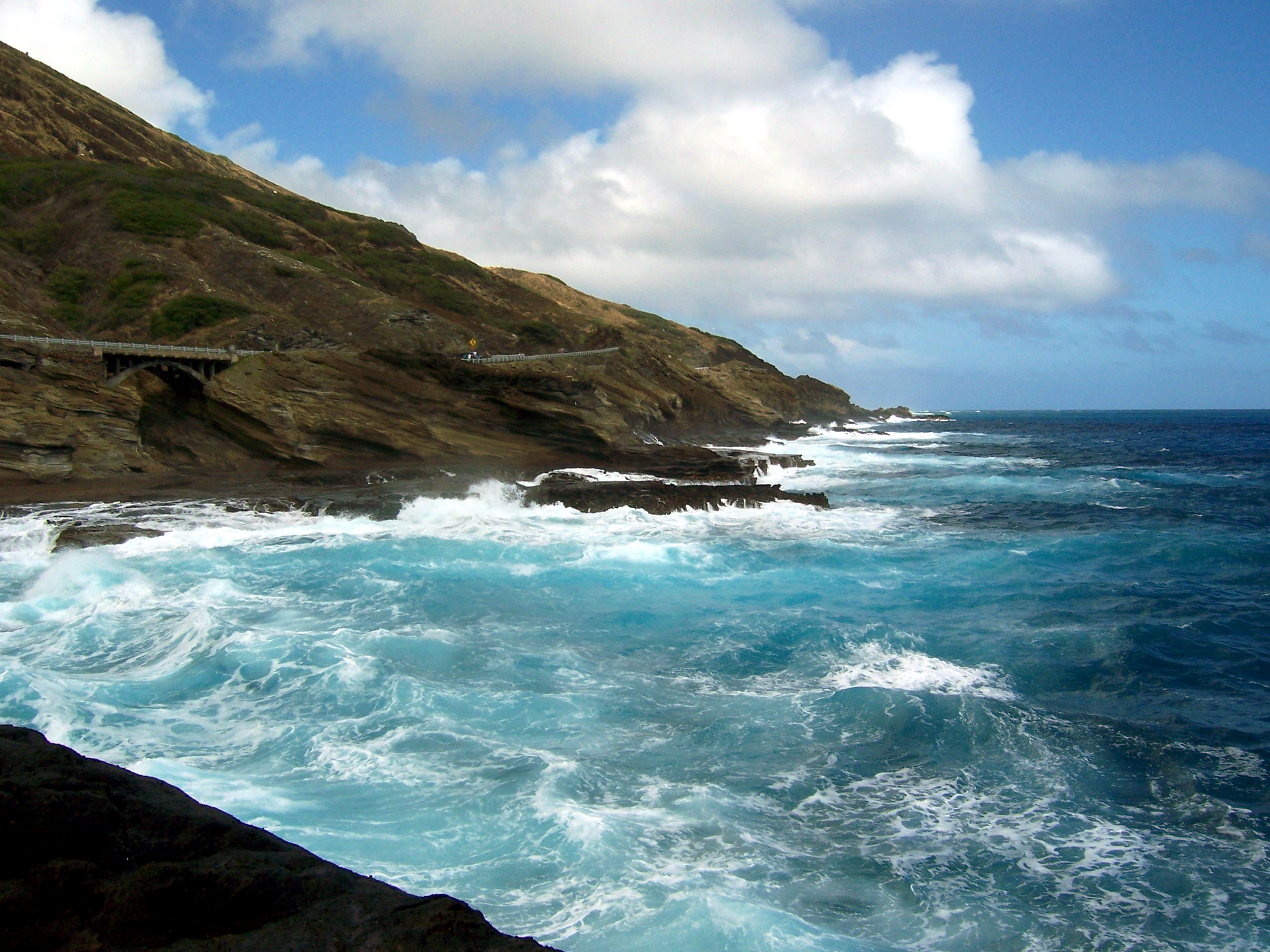 Oahu road trip, Oahu big waves, Oahu scenic drive
