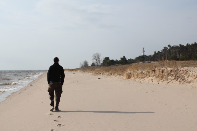 Wisconsin car camping, point beach state park in the spring, wisconsin lighthouse