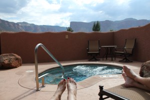 View from our suite's patio