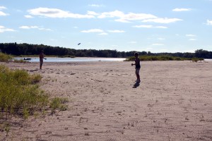 canoeing, Wisconsin River, camping, beach