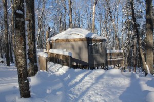 keewaydin lake yurt, craig lake state park cross country skiing, michigan yurt, michigan cross country skiing, upper peninsula cross country skiing
