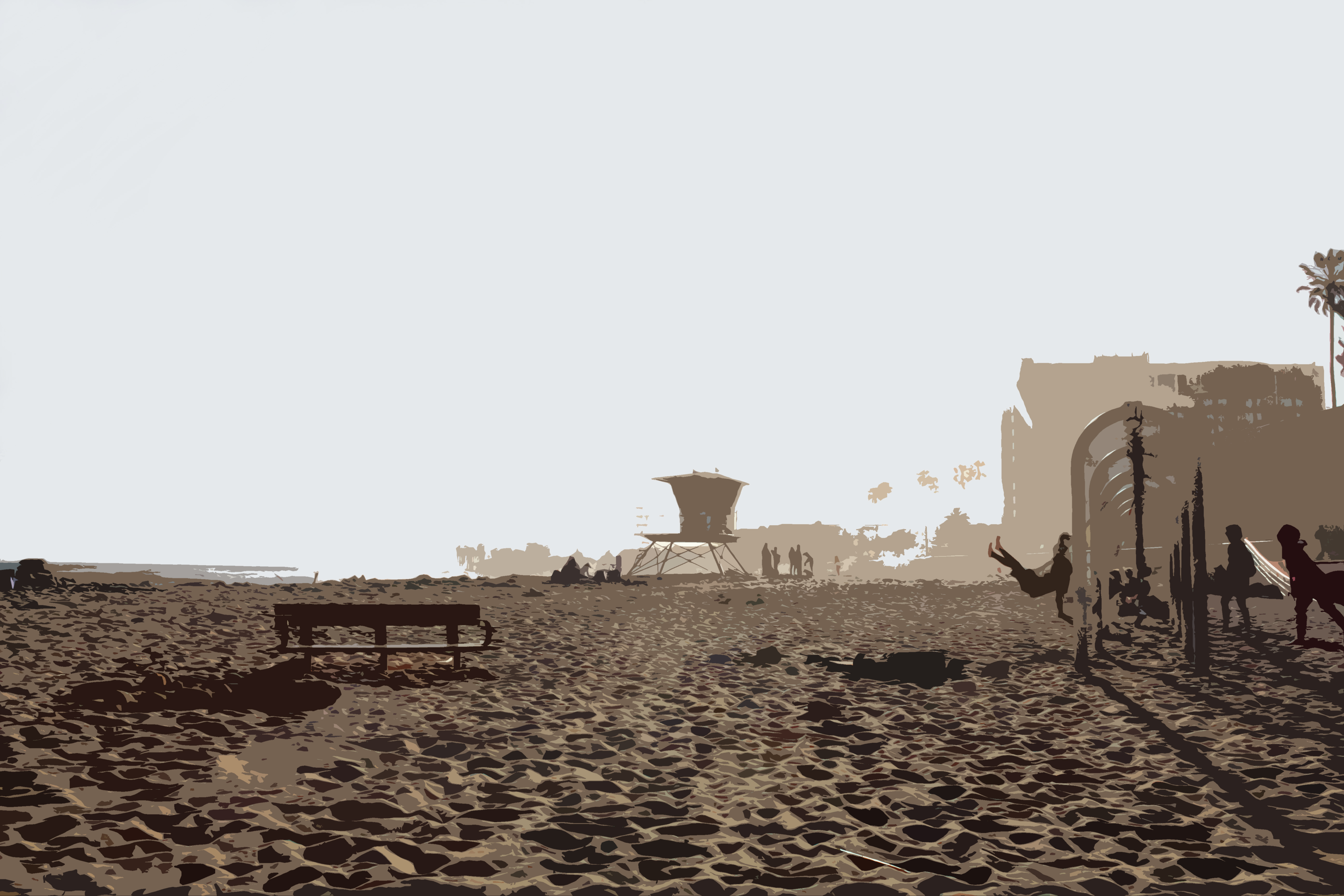 ventura california, sunset, beach sunset, california sunset, epic road trip, stylized